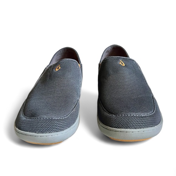 Olukai Nohea Mesh Loafer Shoes Sneakers Comfort Slip On Dark Shadow Mens US 9.5 - Picture 2 of 11